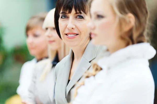 Négy nő office — Stock Fotó