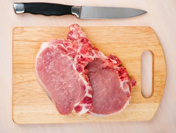 Fresh meat (pork) — Stock Photo, Image