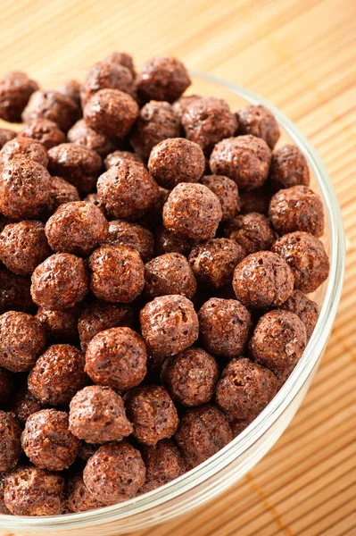 Bolas de chocolate crocantes — Fotografia de Stock
