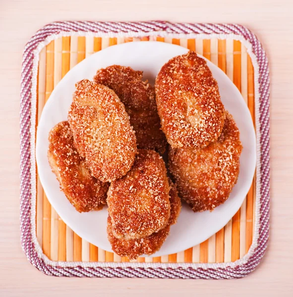 stock image Still Life: chops on platter