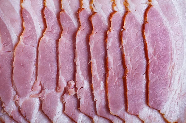 ?? slanina (šunka, klobása, losos) — Stock fotografie