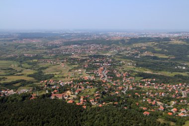 View from Avala tower clipart