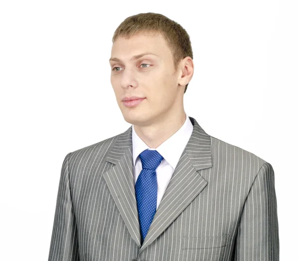 Ritratto di giovane uomo d'affari sicuro di sé — Foto Stock