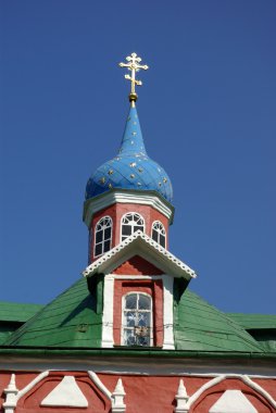 Dome of old orthodox church clipart