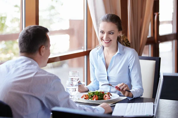 Business lunch — Stock Photo, Image