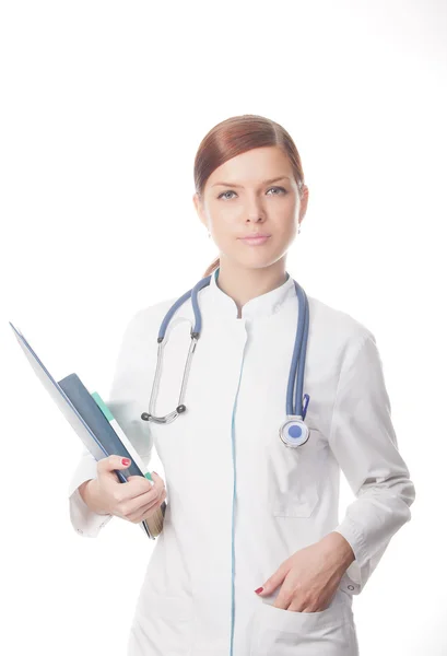 Ler kvinnliga läkare — Stockfoto