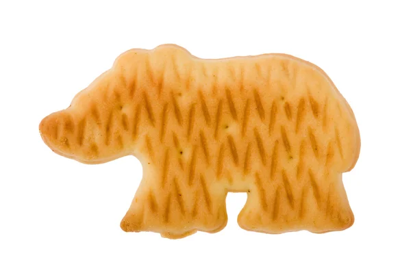 Cookies isolated on white macro — Stock Photo, Image