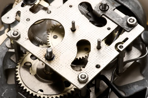 Mekanism clockwork närbild — Stockfoto