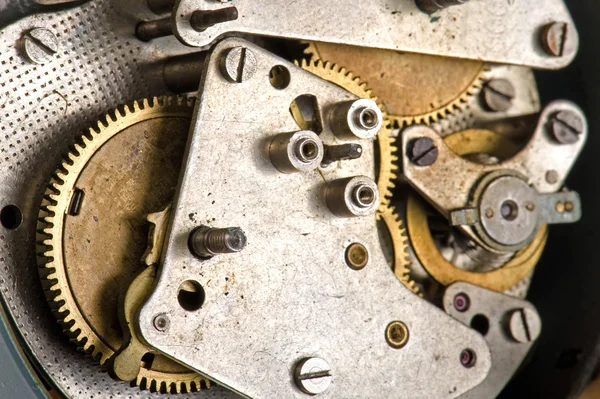 Mechanizm zegarku makro — Zdjęcie stockowe