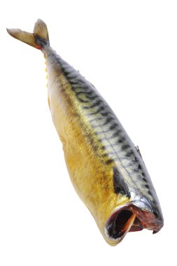 Smoked mackerel clipart