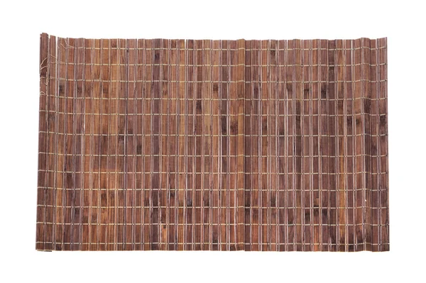 Tapete de bambu de perto — Fotografia de Stock