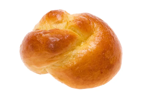 白い背景の上のジャム添えパン — ストック写真