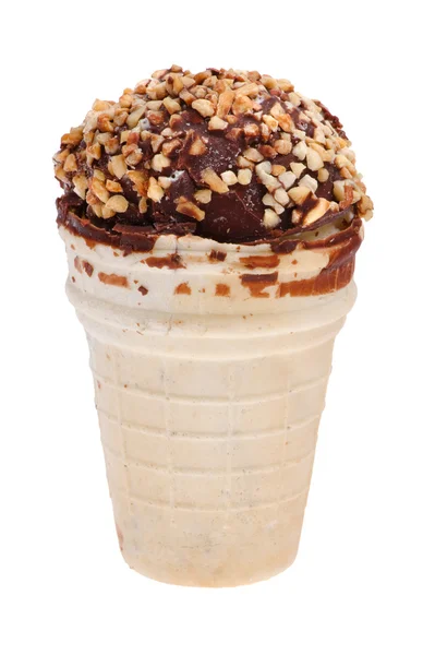 Мороженое на белом — стоковое фото