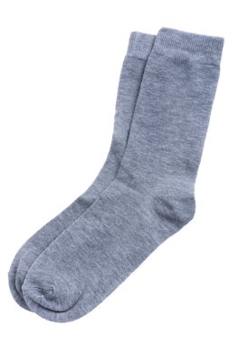 Socks on white clipart