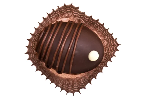Шоколадні цукерки макросу — стокове фото