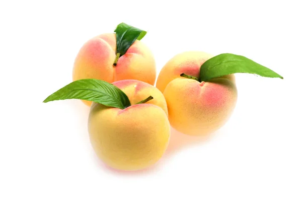 Plastic peach macro — Stock Photo, Image