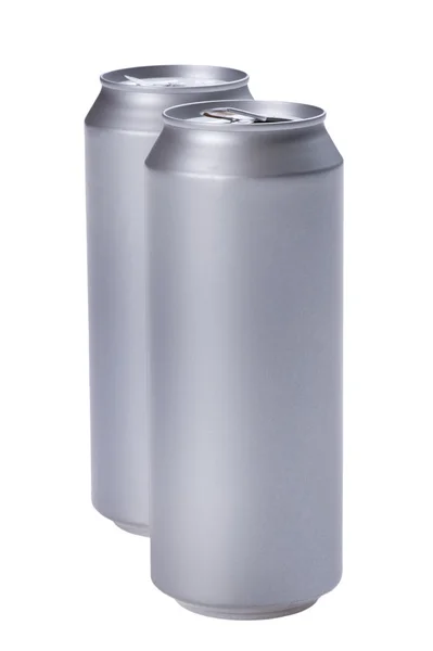 白の飲料缶 — ストック写真