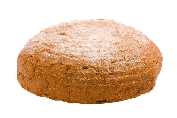 Žitný chléb na bílém pozadí — Stock fotografie