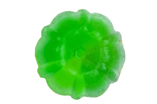 Jabón verde hecho a mano macro — Foto de Stock