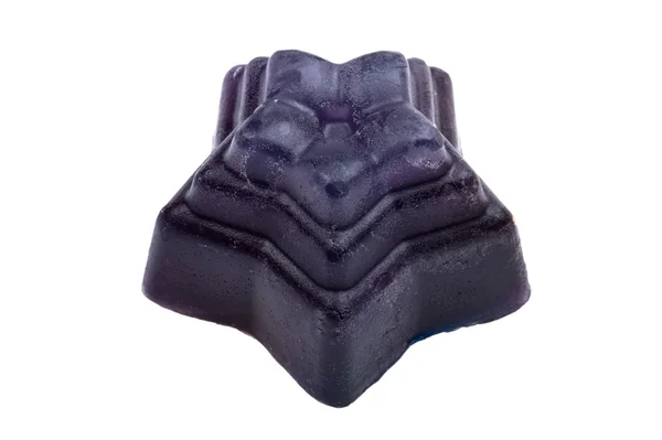 Handmade dark Soap macro — Stock Photo, Image