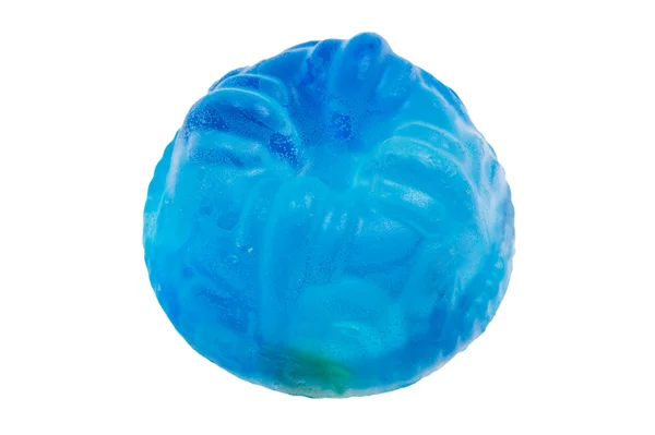 Голубое мыло ручной работы — стоковое фото