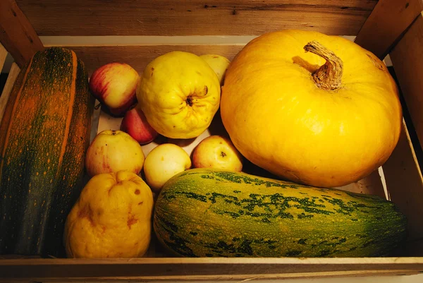 Natürmort, sebze ve meyveler — Stok fotoğraf