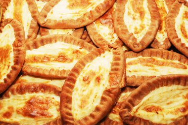 Traditional karelian pasties from Finland clipart