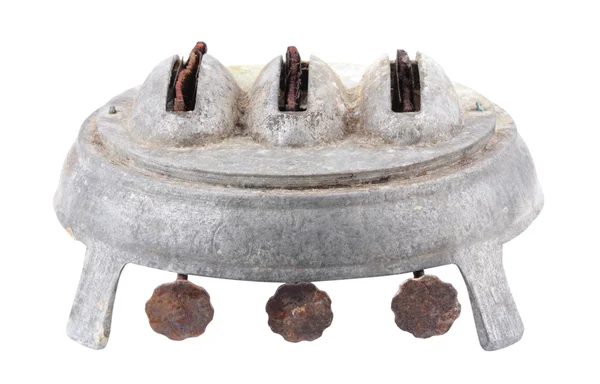 Retro oil stove isolated — Stock Photo, Image