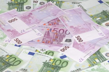 Avrupa 'nın yüzlerce avroluk banknotu