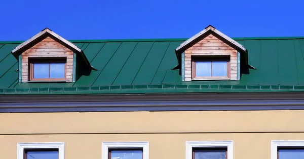 Dach begrünt — Stockfoto