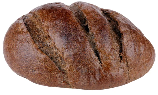 Темный хлеб на изолированных — стоковое фото
