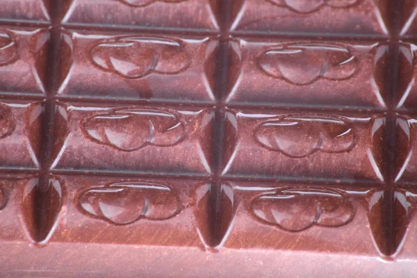 Barre de chocolat brun — Photo