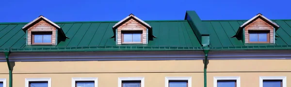 緑の屋根 — ストック写真