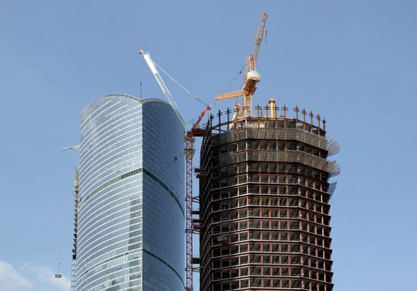 Stock image Skyscraper develop on sky background