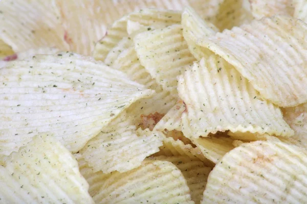 Potato chips horizontal texture — Stock Photo, Image