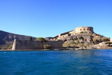 View of Spinalonga clipart