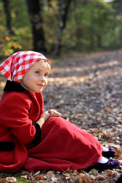 가을 소녀 — 스톡 사진