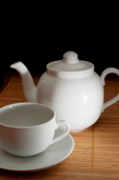 stock image Cup and teapot