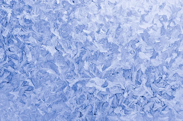 Vidro congelado fundo de inverno — Fotografia de Stock