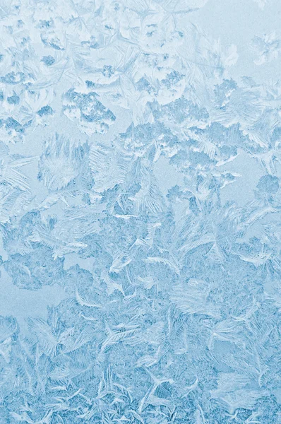 Zamrzlé sklo zimní pozadí Stock Snímky