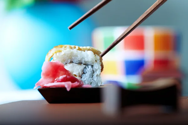 Sushi. Nahaufnahme — Stockfoto