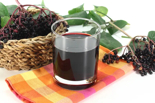Elderberry juice — Stock Photo, Image