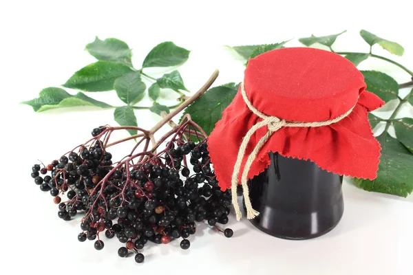 Elderberry jelly — Stock Photo, Image
