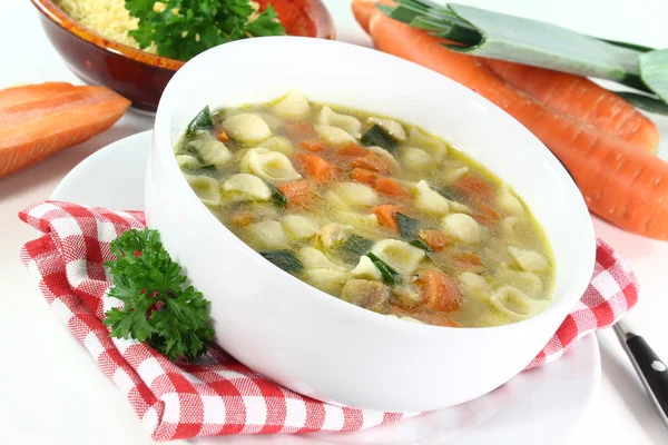 Supă de pui cu legume — Fotografie, imagine de stoc
