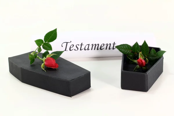 Testament — Stock Photo, Image