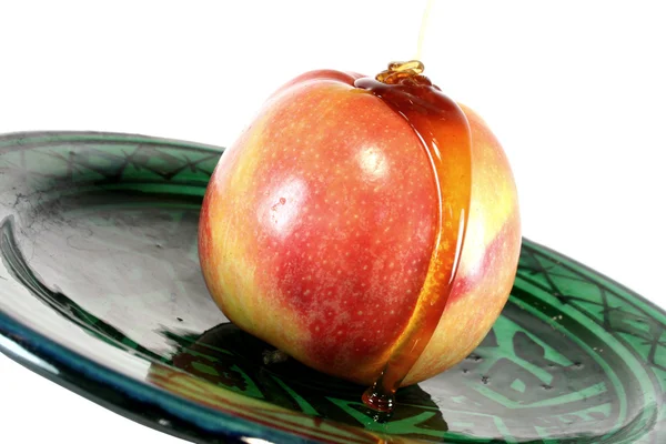 사과와 꿀 — 스톡 사진