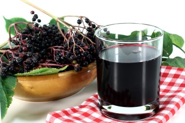 Elderberry juice clipart