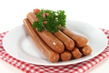 Viennese sausages clipart