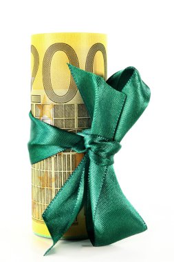 Euro bills clipart