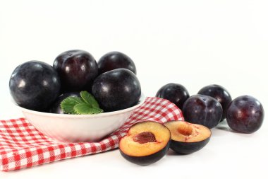 Fresh Plums clipart